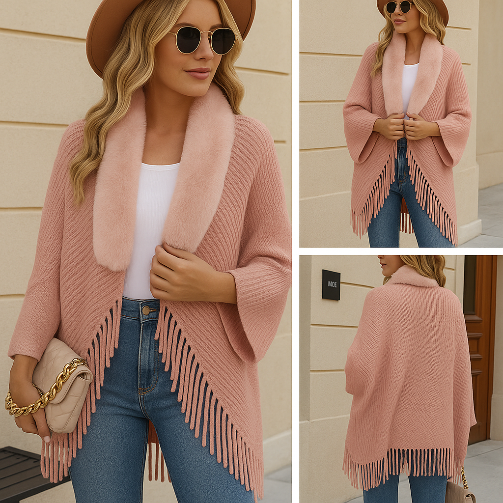 Chal de hilo con cuello