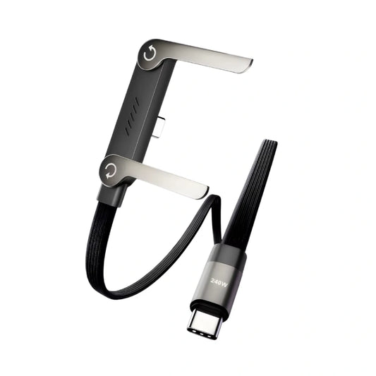 Cable USB carga rápida 240W con Soporte - Powercharge